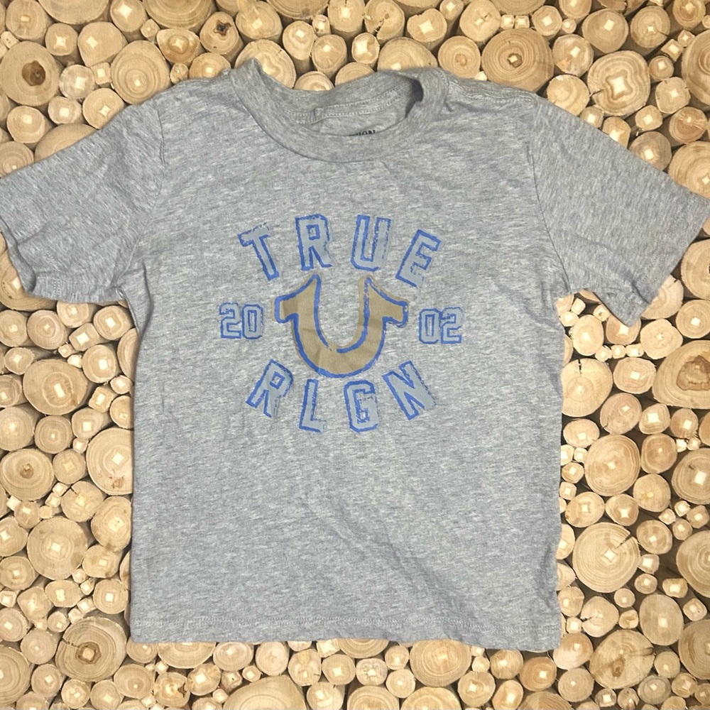 True Religion Gray Short Sleeve Tee